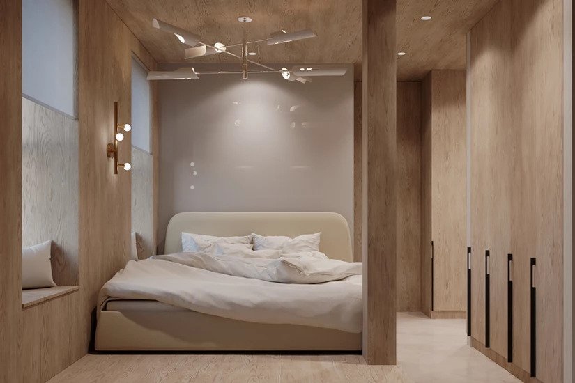 Light Modern Master Bedroom Design